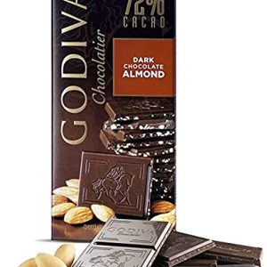Godiva Chocolate Dark Almond tablet 100 gram