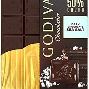 Godiva Chocolate Dark Sea salt tablet 100 gram