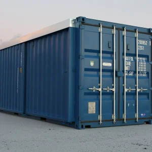 20' Storage Container with sliding door