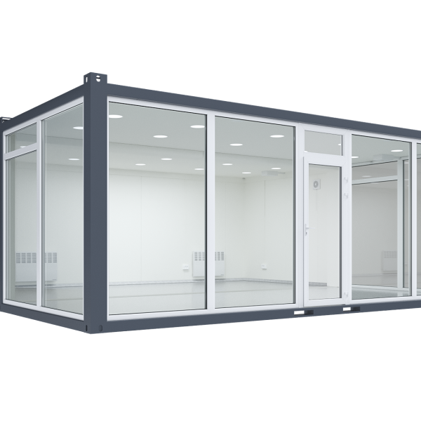 Double space, 3 glass walls